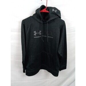 Under Armour Cold Gear Hoodie Sweatshirt Dark Gray Pullover Womens Small
